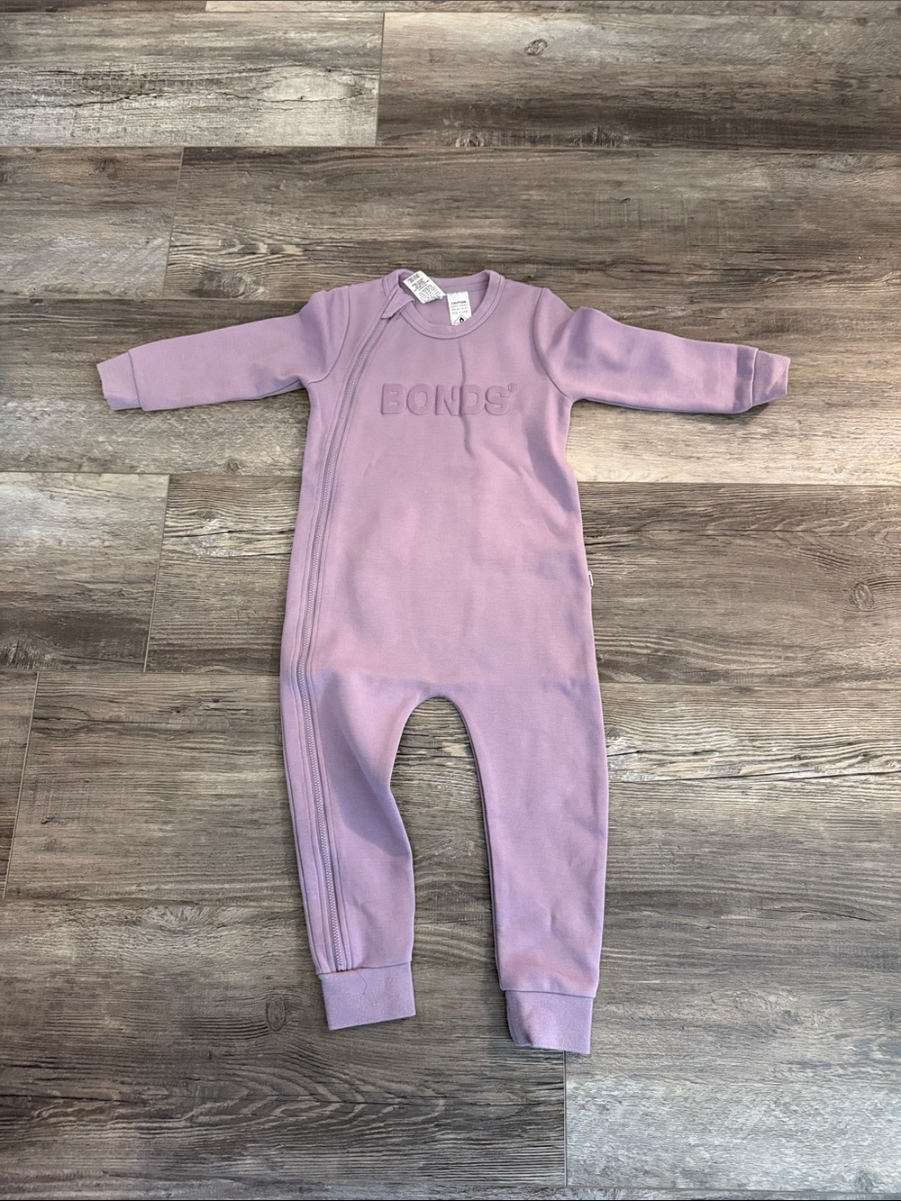Bonds Lavender Tracksuit One-Piece Romper for Kids